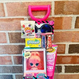 L.O.L. Surprise! Tweens Doll with Pink Hair shovel Easter basket